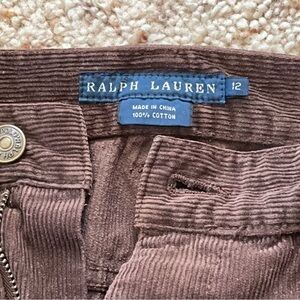 Ralph Lauren Brown Corduroy Pants